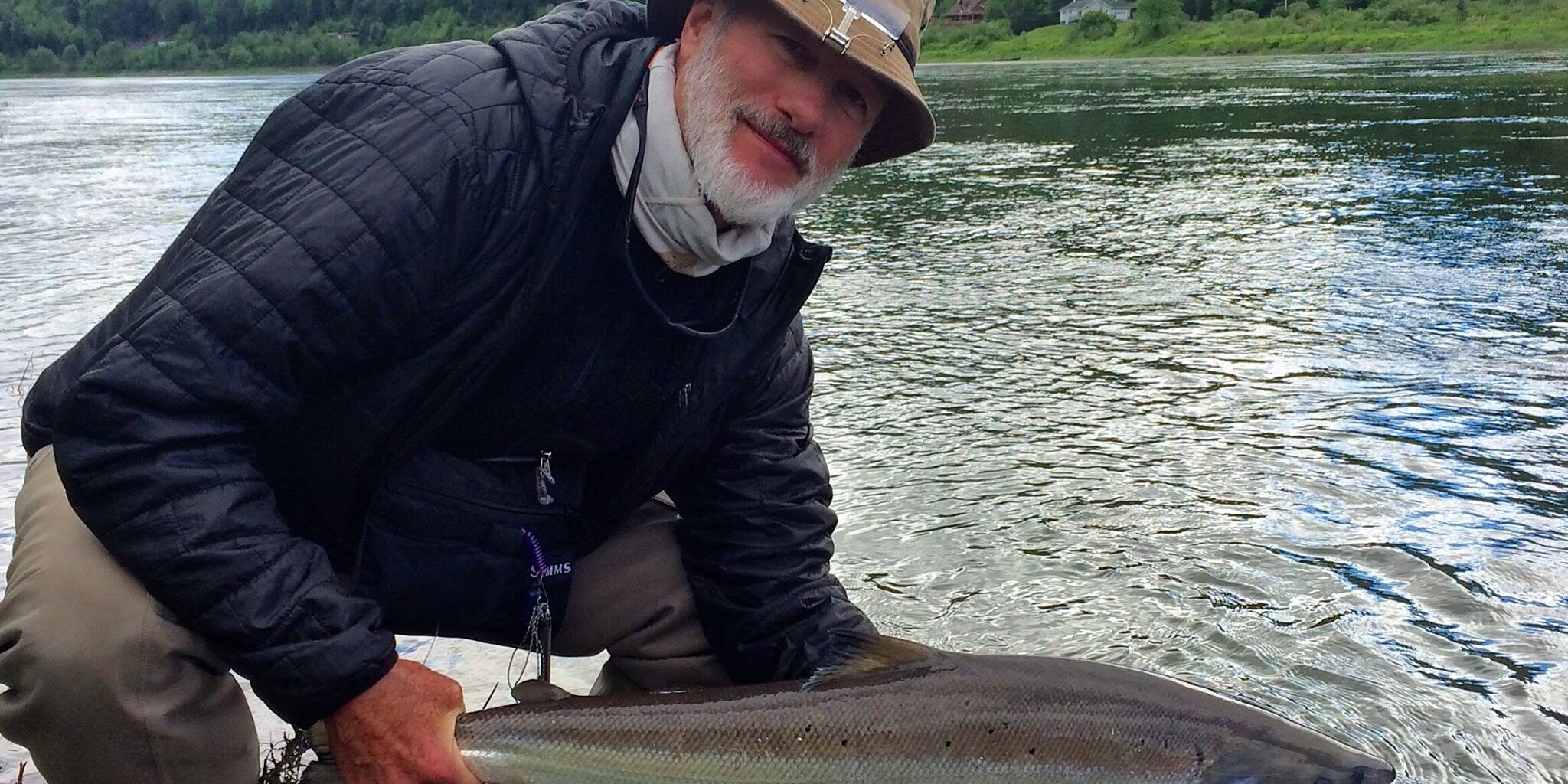 Ralph with a nice Restigouche Salmon