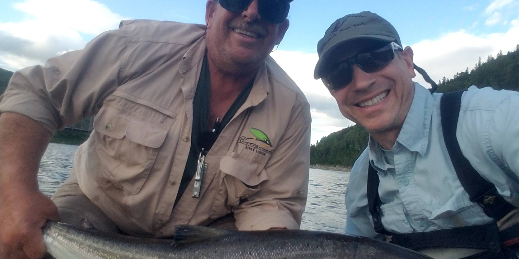 RRL guide Ludger and guest Ben with a nice Restigouche