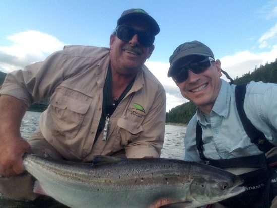 RRL guide Ludger and guest Ben with a nice Restigouche