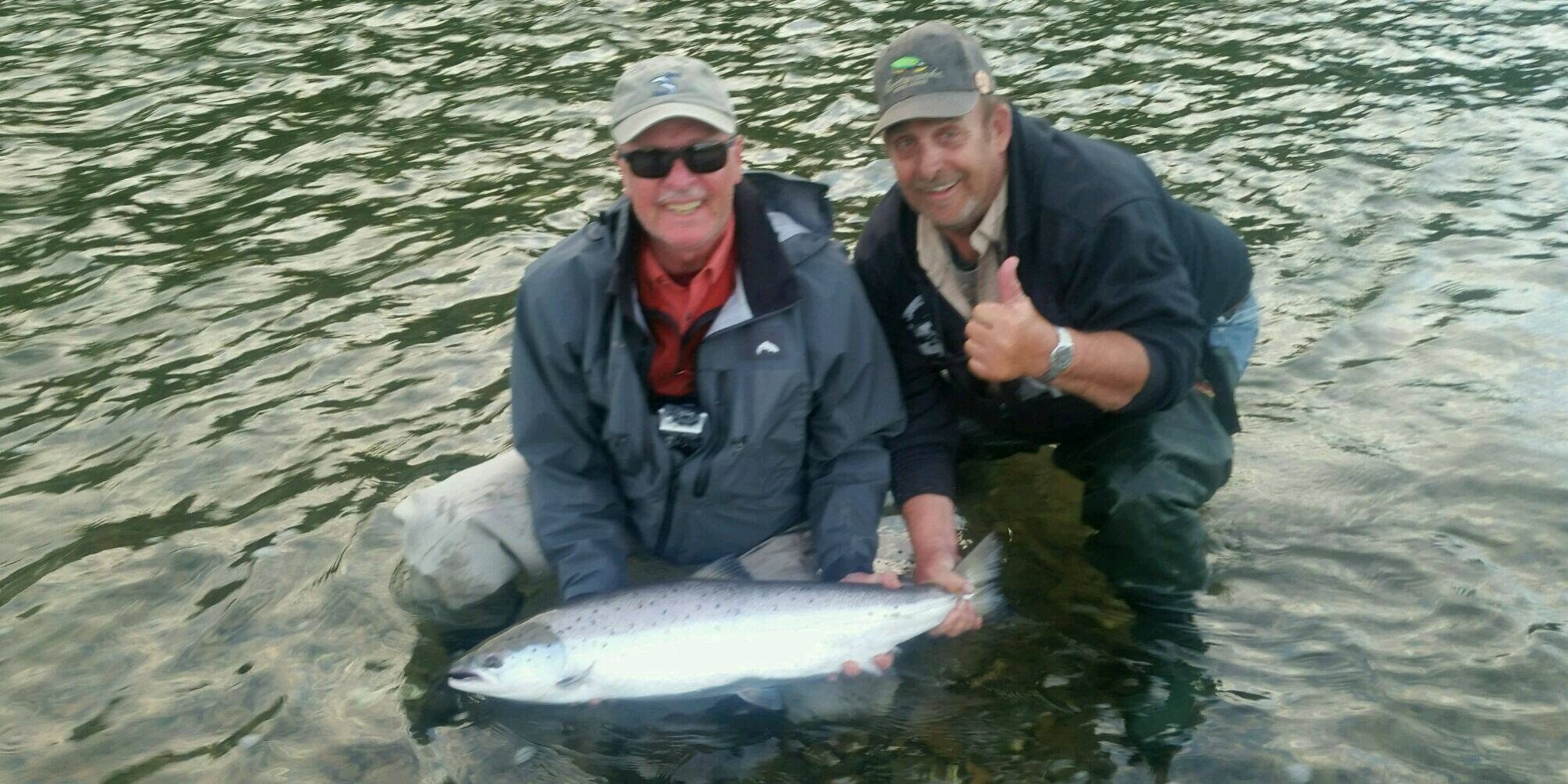 Karl and Guide Ludger with a nice Atlantic