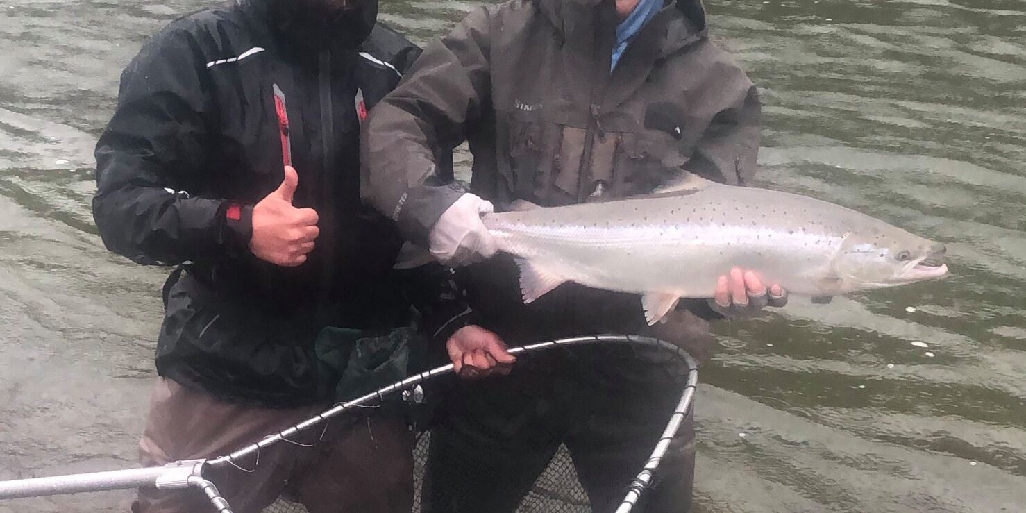 Joe and his guide Sandy