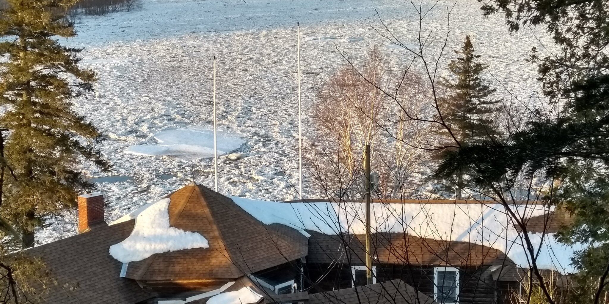 Ice on the move. photo credit Seagull Cooling