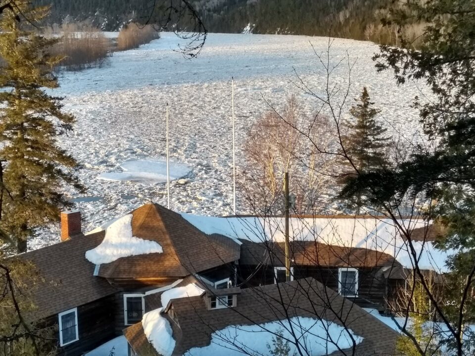 Ice on the move. photo credit Seagull Cooling